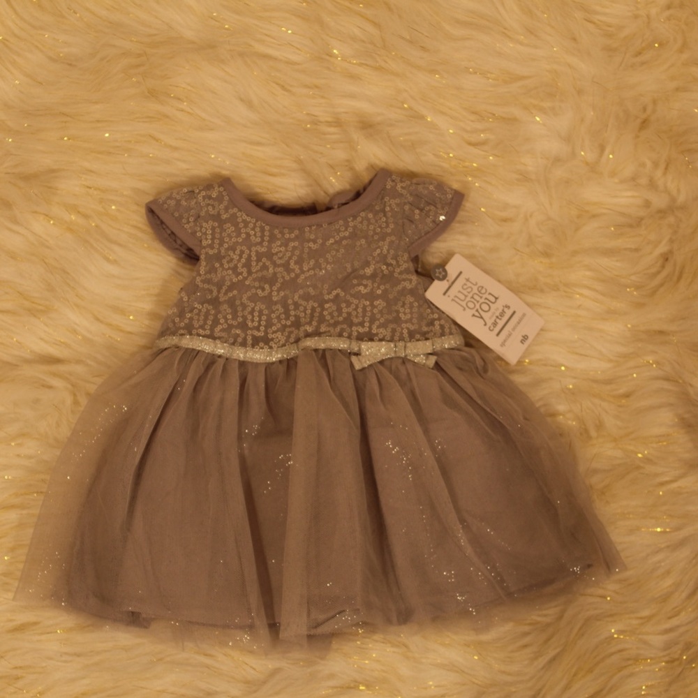 Carters Silver Dress